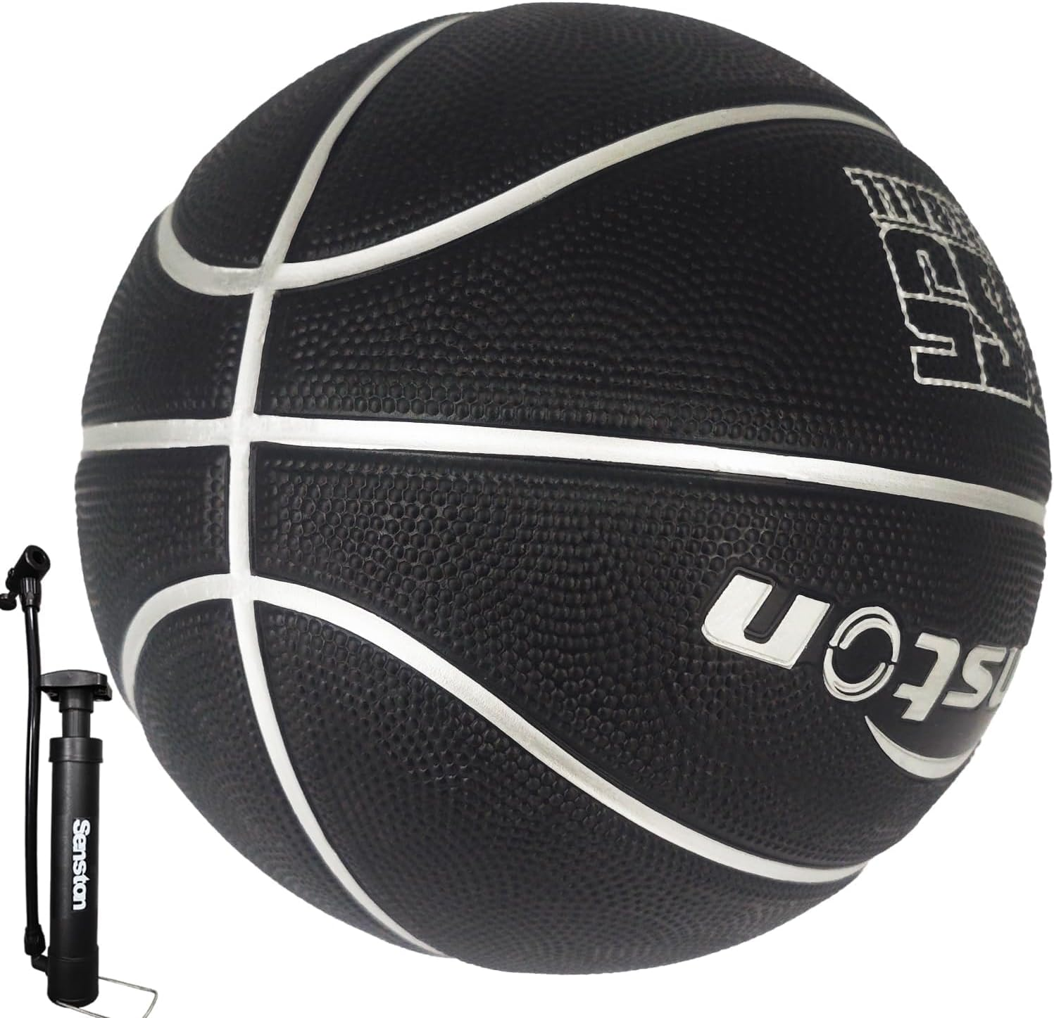 Senston 27.5"/29.5" Basketball Balls Outdoor/Indoor Size 5/7 Basketballs 27/29 Inch Basket Ball with Pump
