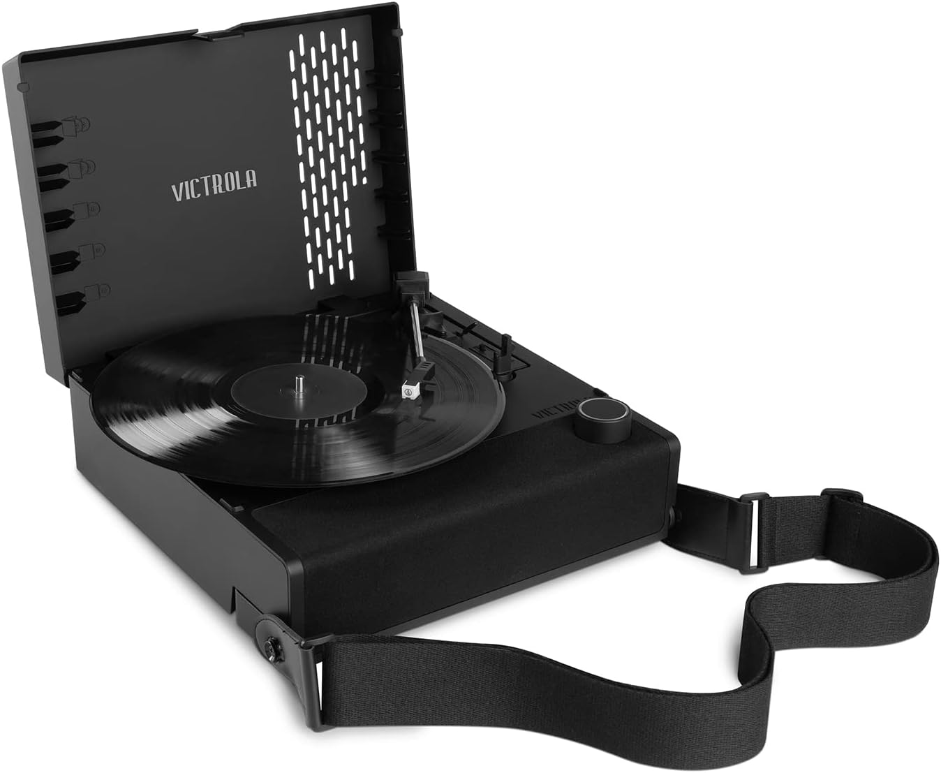 Victrola Revolution GO Portable Bluetooth Turntable, Black