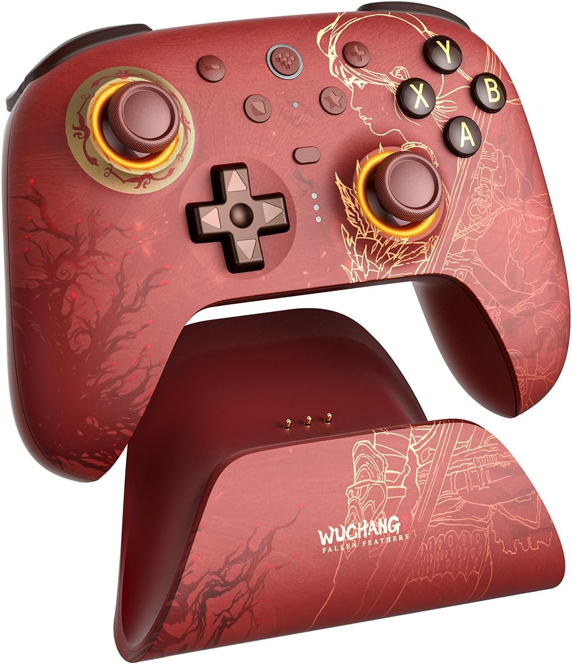 8Bitdo Ultimate 2 Wireless Controller for Windows & Android, Gaming Controller with TMR Joysticks, Switchable Hall Effect/Tactile Triggers, RGB Fire Ring, 8Speed Tech - WUCHANG: Fallen Feathers image number 6