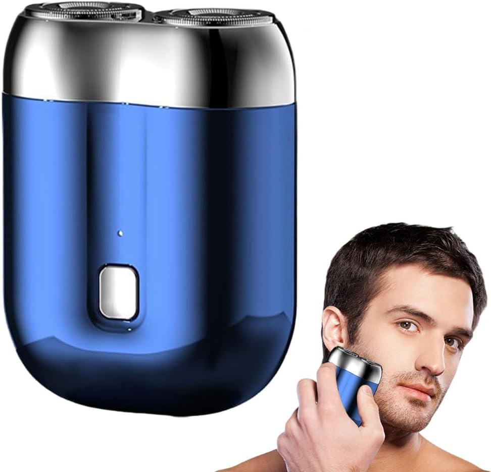 Mini Dual-Head Electric Shaver, New Model Upgraded Pocket Shaver USB Mini Shavers for Men, Rechargeable Waterproof Compact, Washable Double Head Razor image number 6
