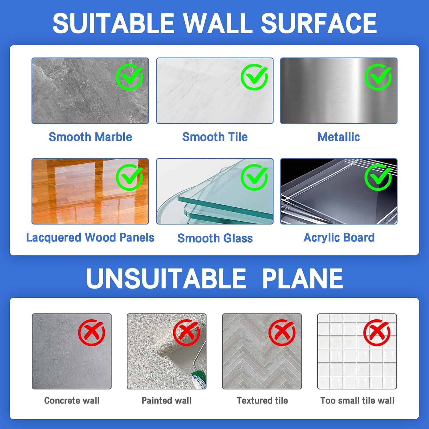 Safety Grab Bars Suction Cup for Bathtubs and Showers 5 Inches, 418 Pounds Load Capacity, Upgraded Safety Shower Grab Bar for Elderly, Grab Bar for Seniors, Bathroom Grab Bars, White, 1 Pack image number 2