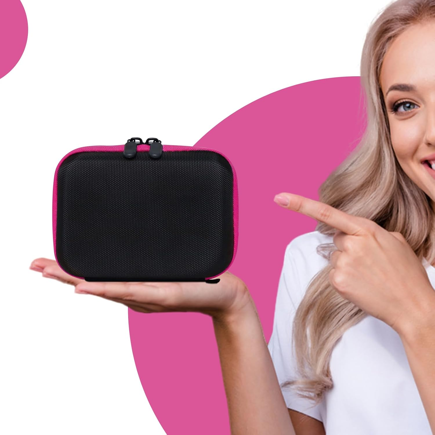 ZORETCO Essential Oil Storage Holder Organizer Carrying Case, Essential Oils Box Holds 30 Bottles 1Ml- 3Ml Bottle Travel Storage Organizer Bag for Doterra & Young Living (Box Only) image number 5