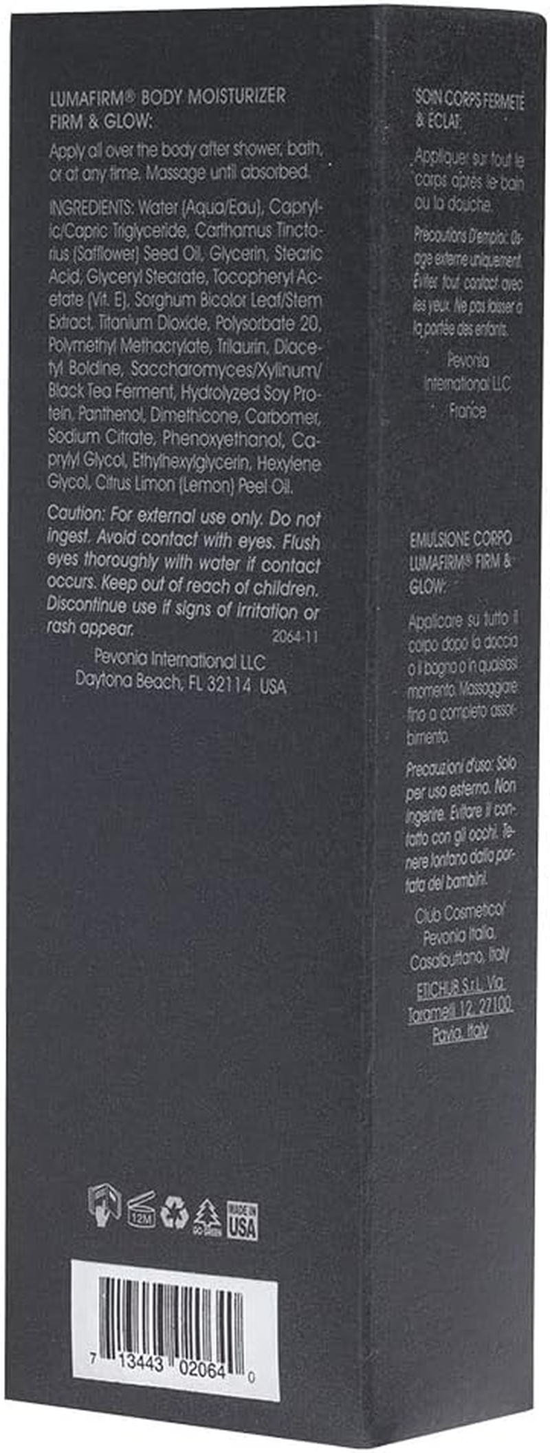 Pevonia Botanica Lumafirm Body Moisturizer Firm & Glow 100Ml/3.4Oz image number 2