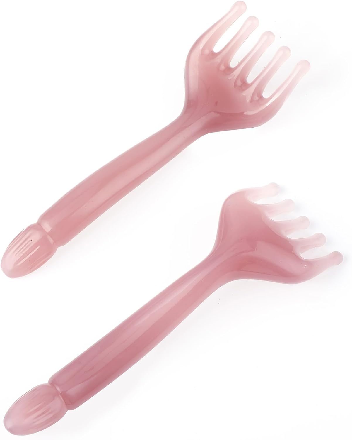 Pack of 2 Resin Scalp Massage Comb, Premium Head Massager with Five Claws, Manual Head Scratcher, Portable Guasha Tool for Moisture, Removal, Relaxation, Home