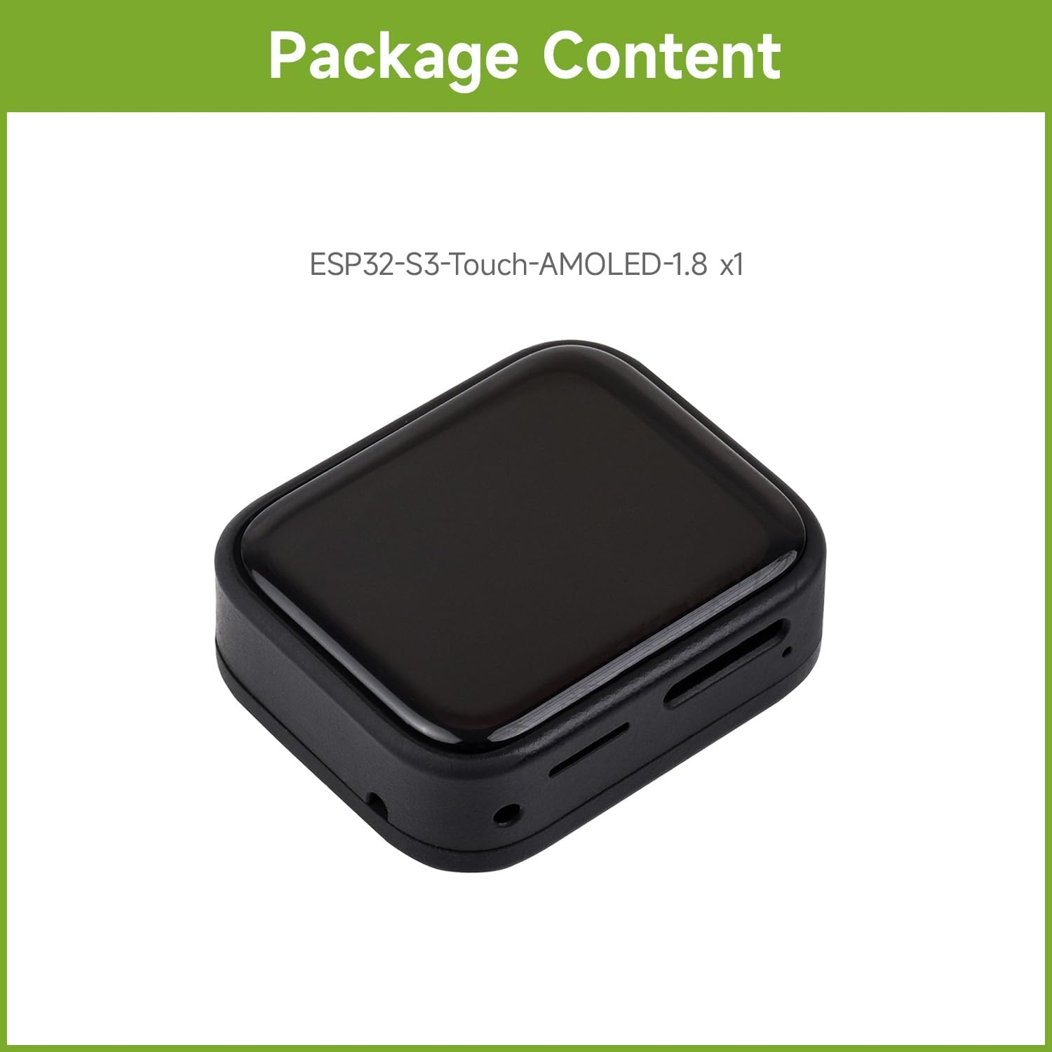 Waveshare ESP32-S3 1.8Inch AMOLED Touch Display, Embedded with SH8601 Display Driver and FT3168 Capacitive Touch Chip, ESP32 with Display,32-Bit LX7 Dual-Core Processor, 368&times;448 Pixels image number 5