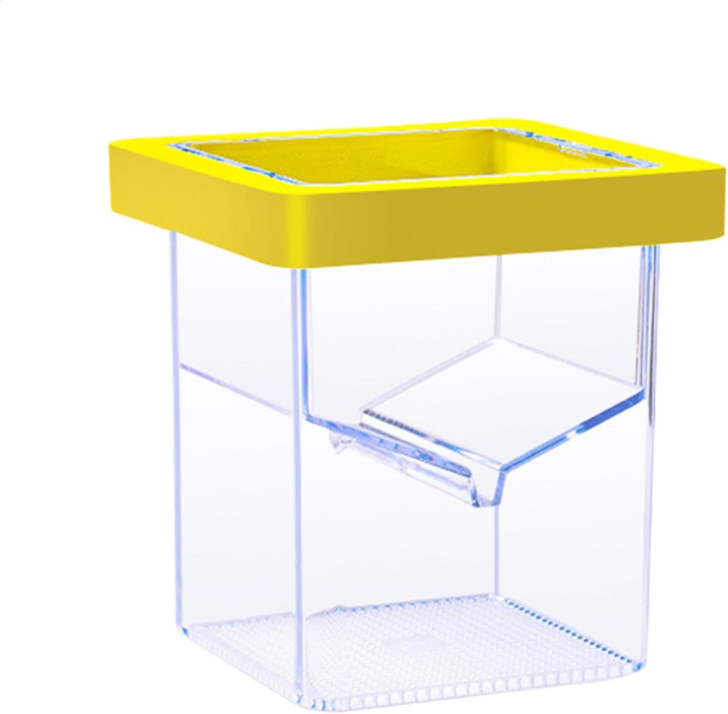 Ccuzs Fish Breeder Box, Aquarium Hatchery Incubator, Transparent Design Easy Installation Fish Nursery, Suction Cup Isolation Container for Aquatic Pets, 4.33X3.39X3.39 Inches image number 5