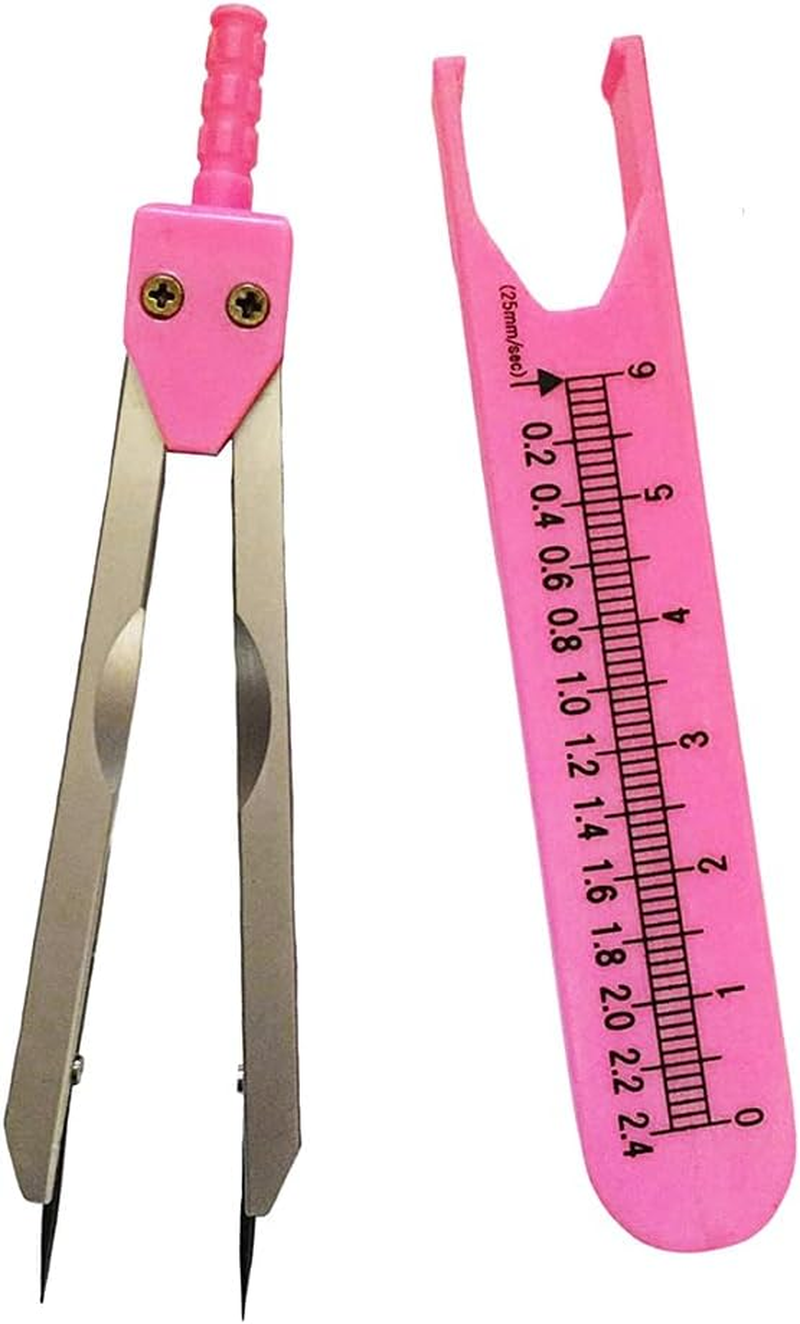 Airgoesin EKG ECG Nurse or Doctor Caliper Divider for Measuring Electrocardiographs Pink image number 1