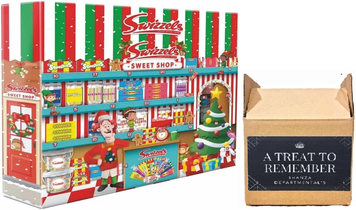 Advent Calendar 2024 | Retro Sweat Advent Calendar 220G | by Shanza Departmentals | Premium Treats to Enjoy Each Day as You Count down to the Event | image number 1