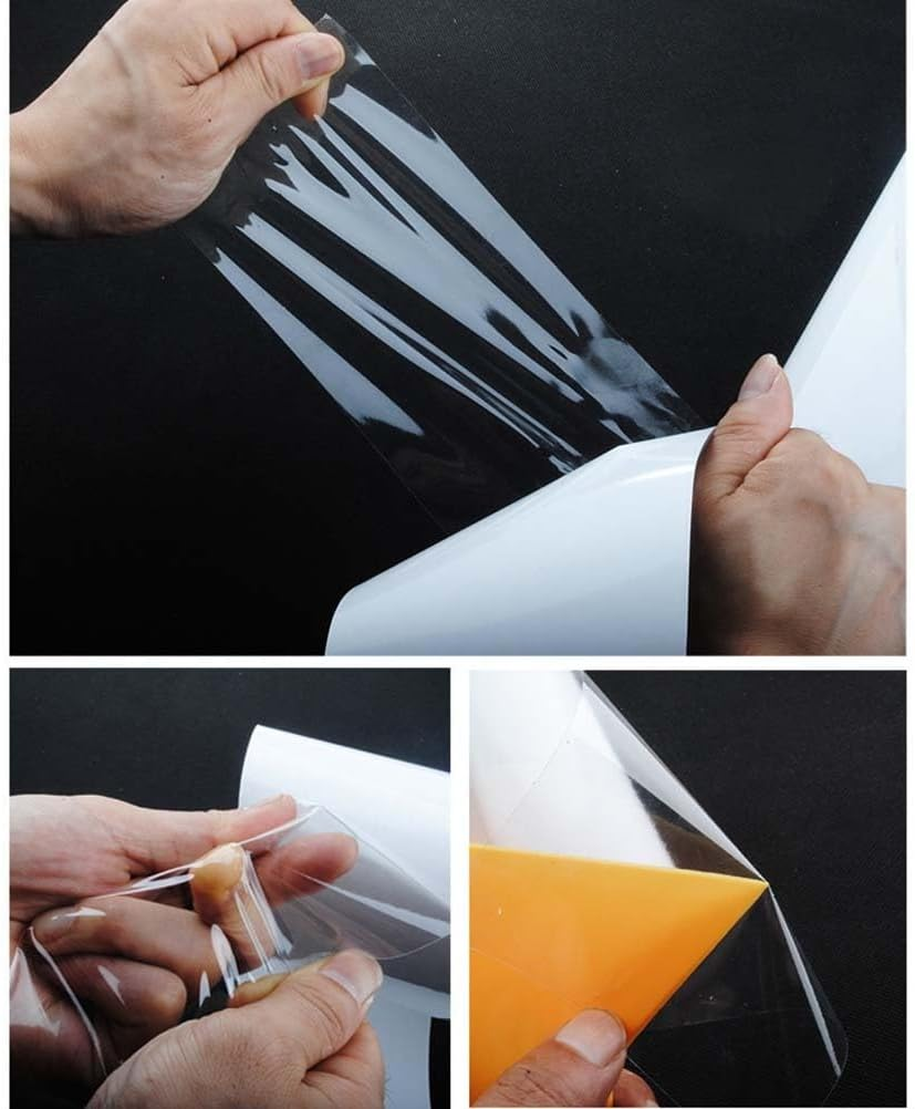 ULTECHNOVO Clear Paint Protection Film for Cars, Thick Polyurethane PPF Film, Real TPU Protective Film, Self-Healing, Non-Yellowing, Scratch Resistant, Safe for Cars, Motorcycles image number 1