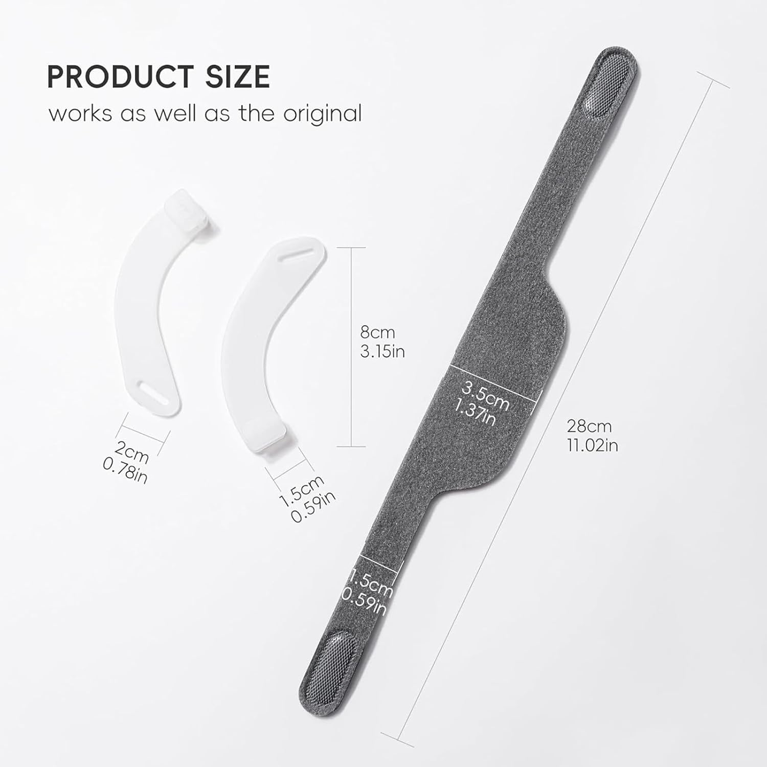 2 Pack Headgear with Arms Compatible with Dreamwear Nasal Mask,Durable Touch and Sufficient Ductility,Soft Material Made,Great Comfort and Softness image number 1