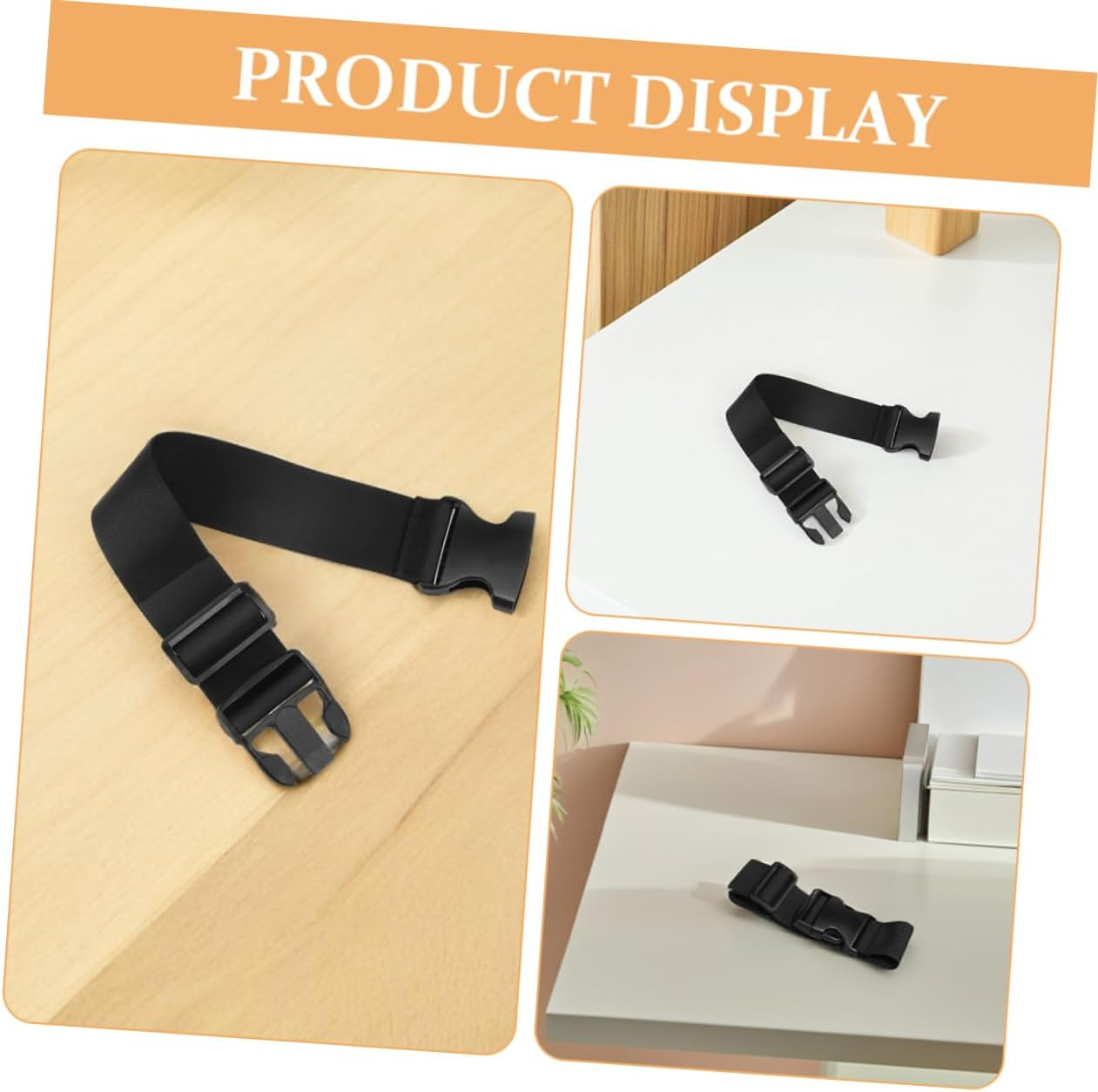 GAROZATION 5Pcs Multifunctional Adjustable Suitcase Straps Luggage Supplies for Travel Nylon Luggage Packing Strap image number 6