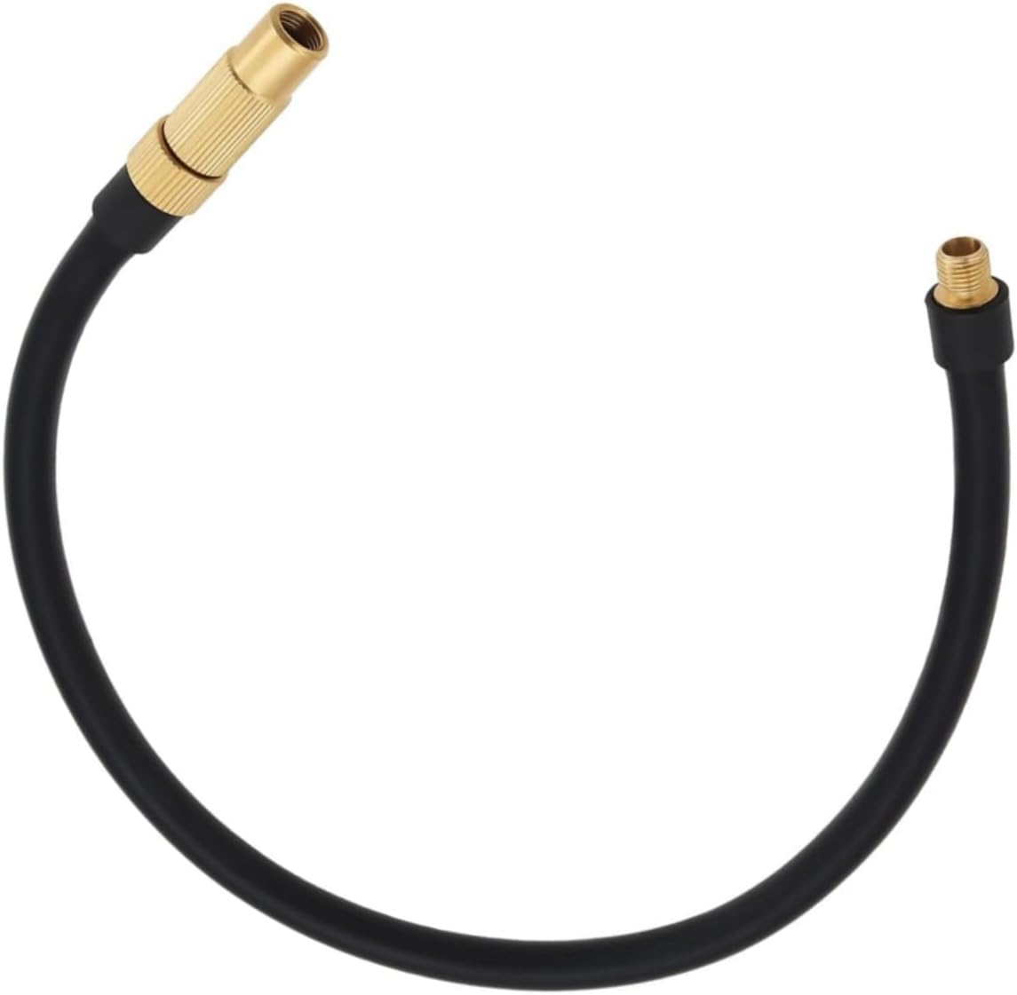 1PCS 2-In-1 Valve Adapter, Tire Inflator Extended Hose Chuck Adapter, for Automobile, Motorcycle, Truck, Bicycle External Air Pump Tube Tire Valve Tube (40Cm/15.7In) image number 5