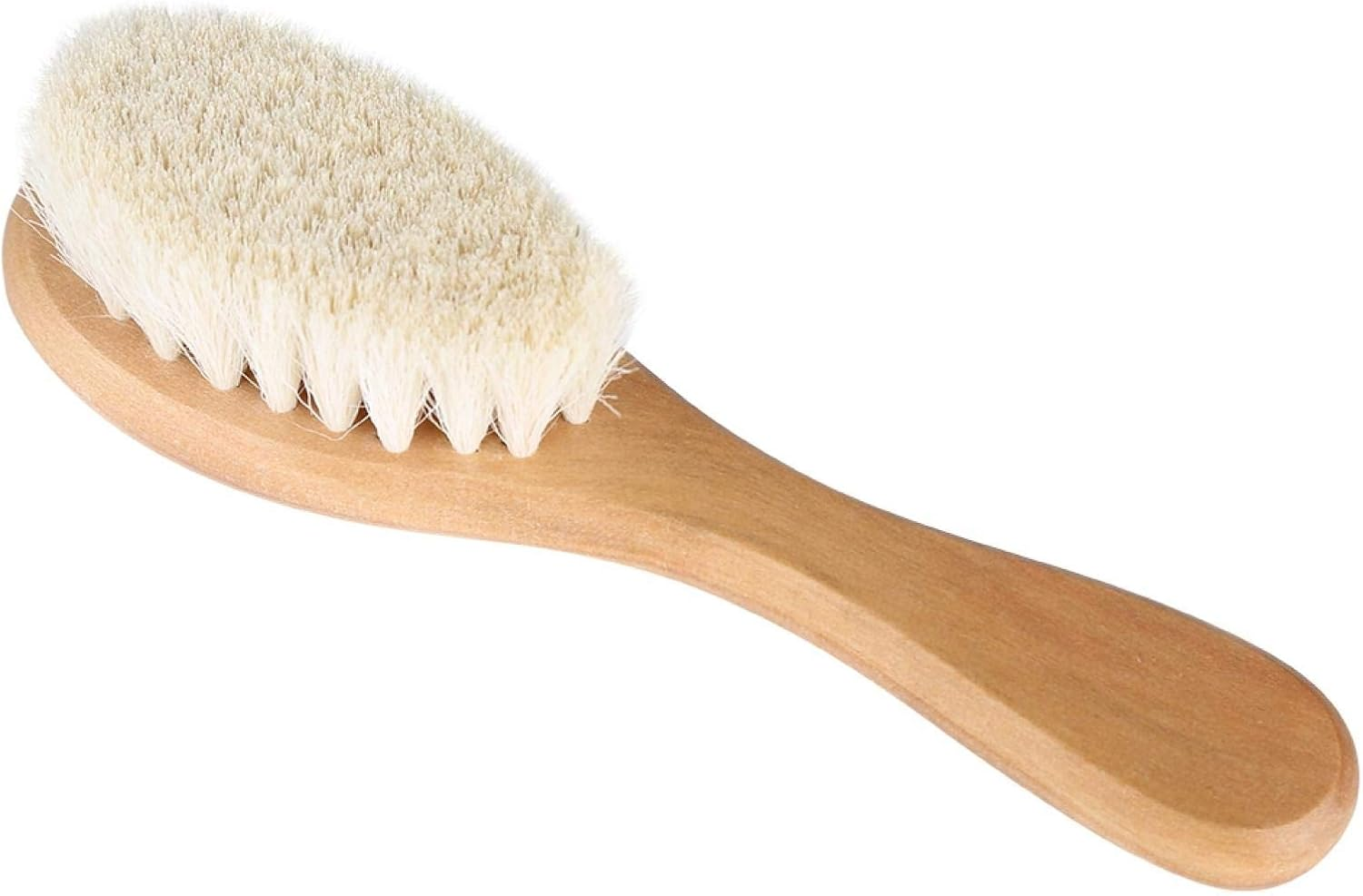 Infant Hair Brush, Comfortable Wood Ergonomic Wonderful Baby Brush, Colleagues Outdoor Relatives Relaxing Home Trips Parents for Relaxing Children Friends image number 4