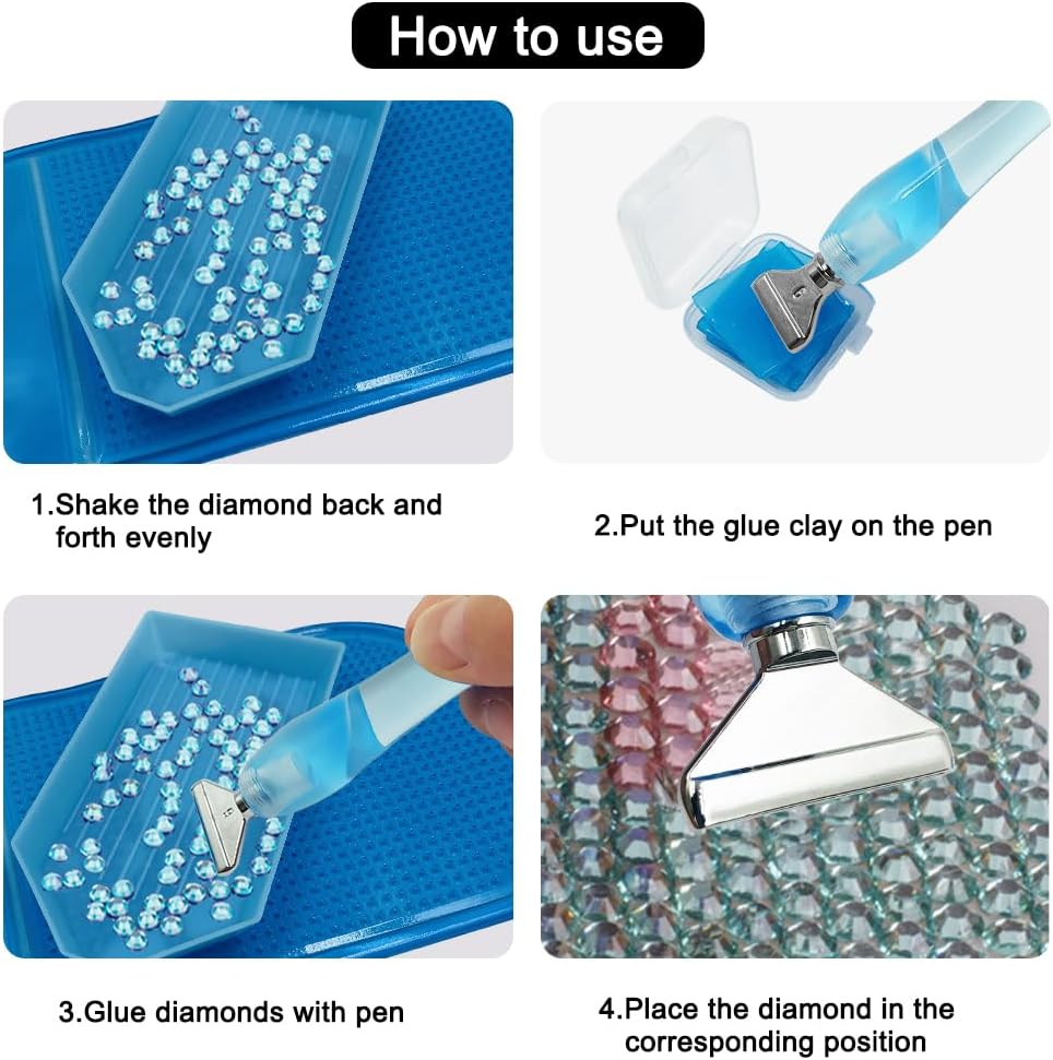 23 Pcs Diamond Art Painting Accessories, DIY Craft Kit for Adults, Multi-Color, Small, Unisex, All Seasons, Non-Foldable image number 6