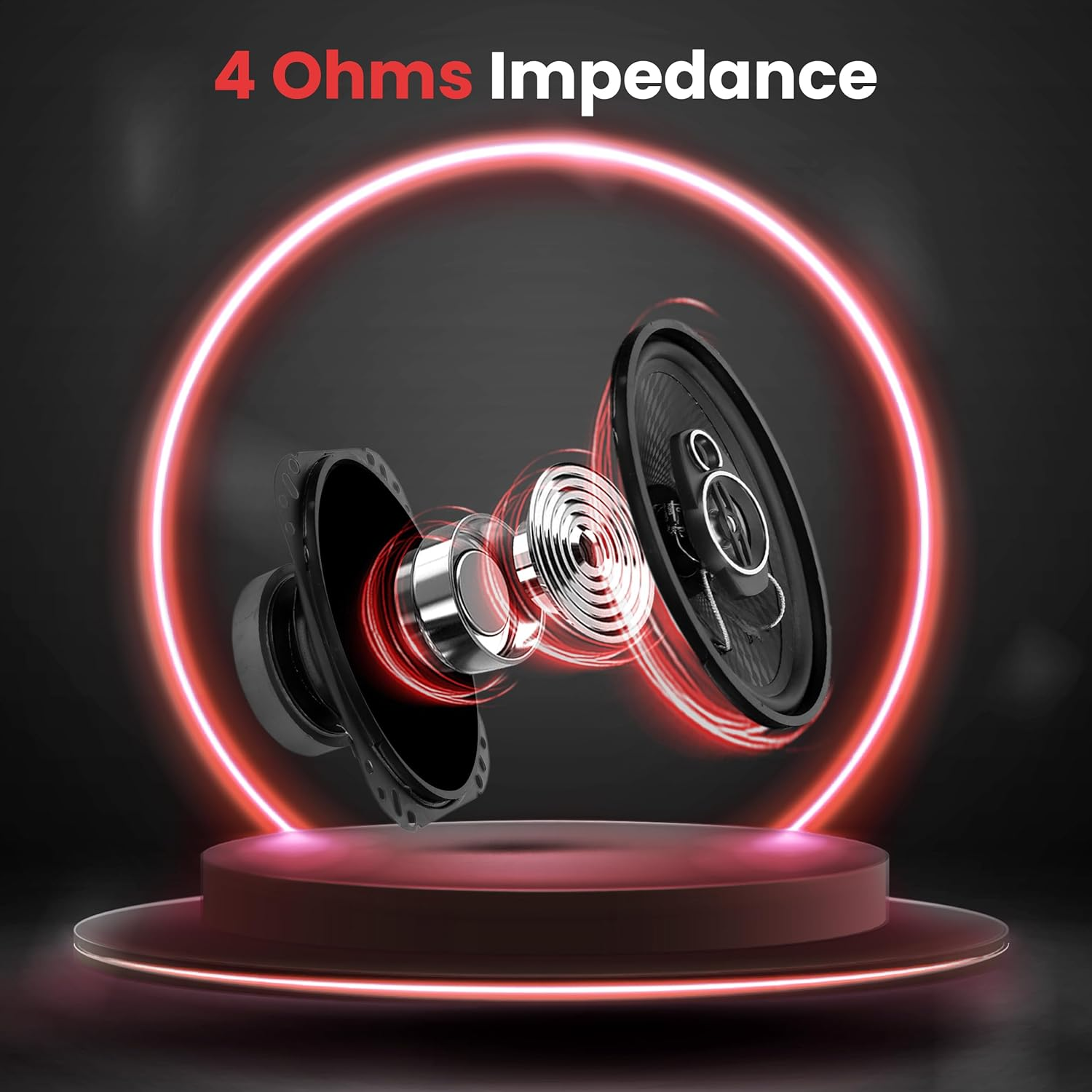Pyle 3-Way Universal Car Stereo Speakers - 300W 4" X 6" Triaxial Loud Pro Audio Car Speaker Universal OEM Quick Replacement Component Speaker Vehicle Door/Side Panel Mount Compatible - PL4163BK (Pair) image number 5