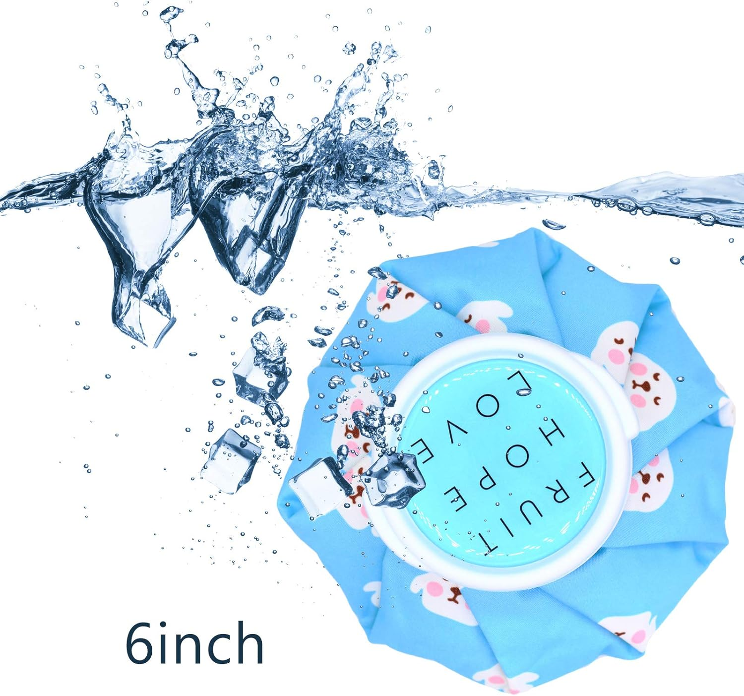 Linsonk Soft Ice Packs for Injuries Reusable for Kids Adults Cold Therapy Packs for Shoulder Wrist Knee Leg Pain Cold Compress for Swelling Bruises Wisdom Teeth Breastfeeding Headaches image number 6