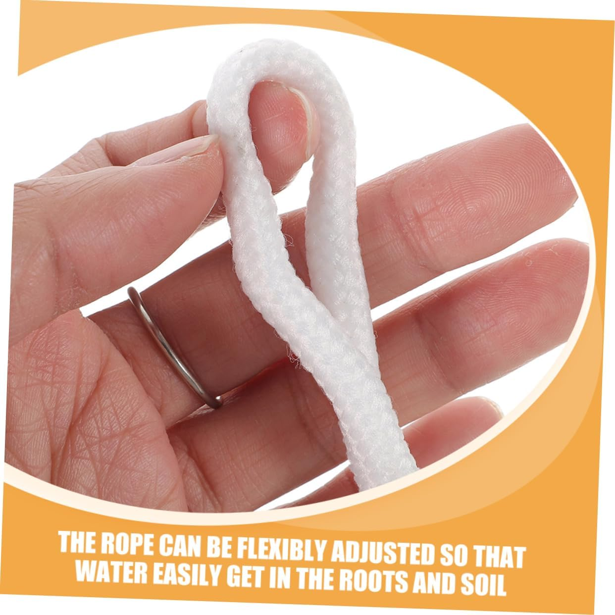 BESPORTBLE 5Pcs Bundle of Self Watering Pot Cord Cotton Rope for Potted Plant Self Watering Planter Accessory for Indoor Gardening and Hydroponics Supplies