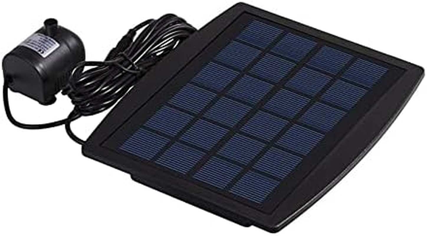 Baceyong 9V 2.5W 200L/H Solar Panel Powered Water Feature Pump Outdoor Submersible Water Pump for Pond Garden Pool image number 1