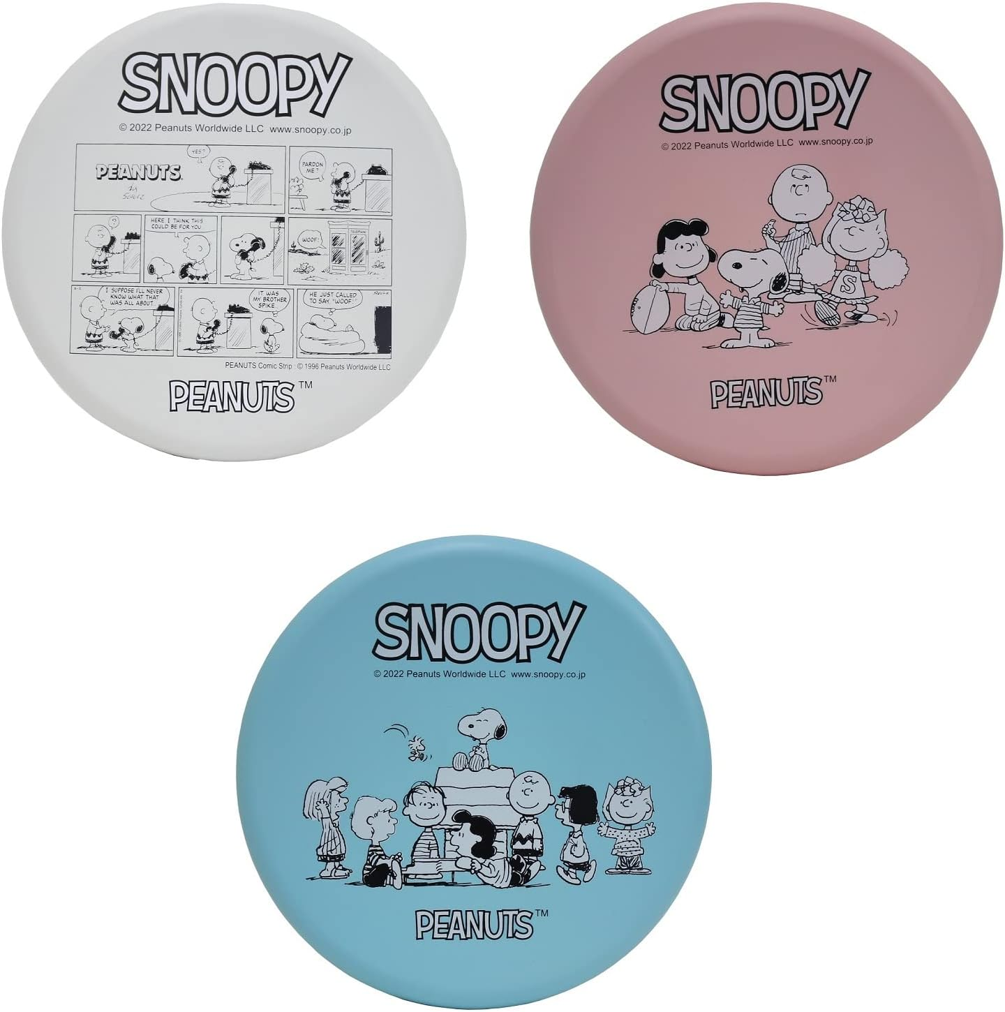 SAKURAI CALFLEX Snoopy SN-3WH Snoopy Flying Disc (Off-White/Frisbee Sports Disc), Fly Well, Outdoor (Park, Outdoor, Outdoor), Sakuri Trading