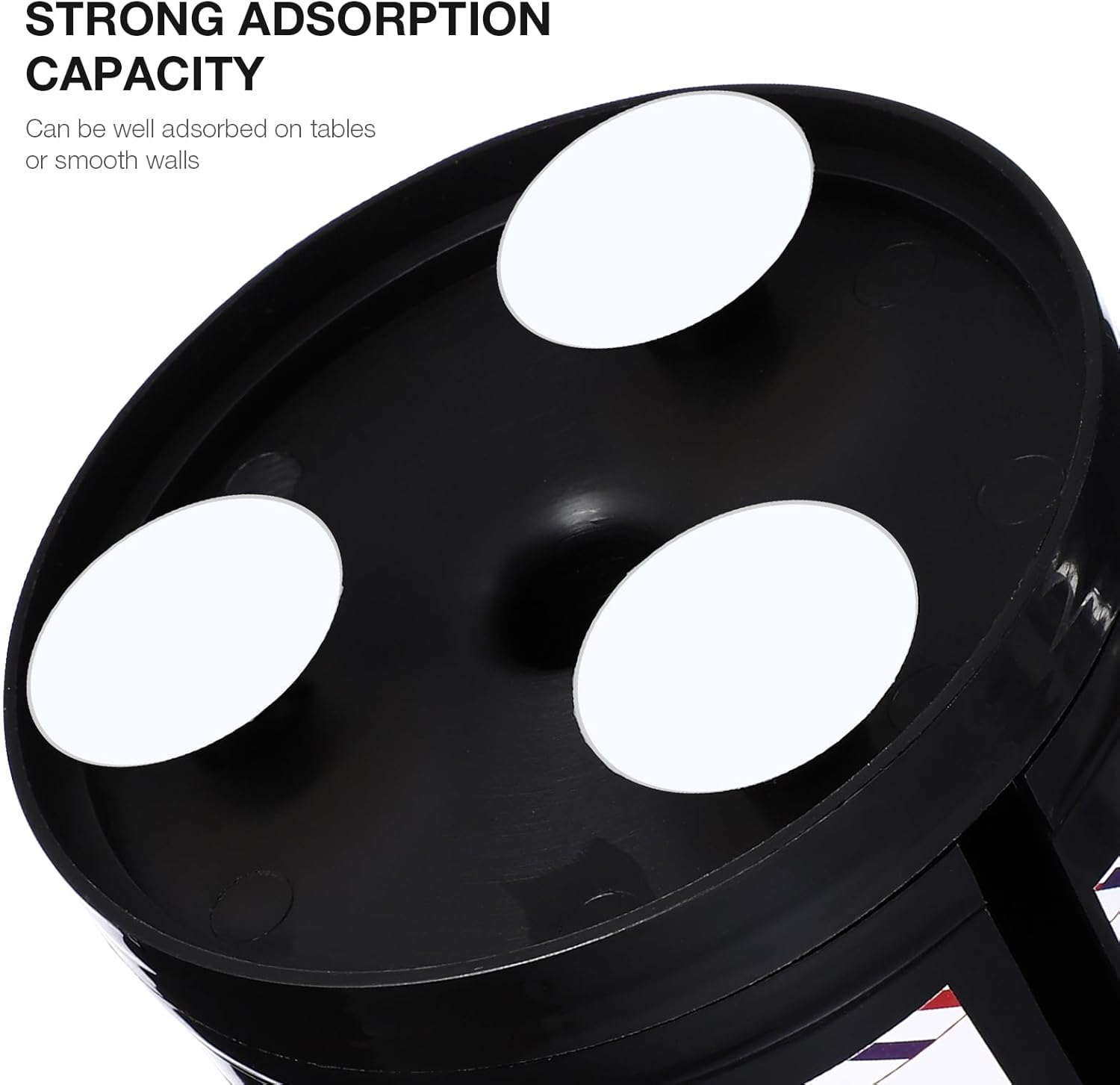 Uonlytech Neck Strips Dispenser, Neck Roll Paper Box Paper Barber Neck Strips Holder Neck Cover Paper Container with Suction Cup Base for Salon Haircut image number 5