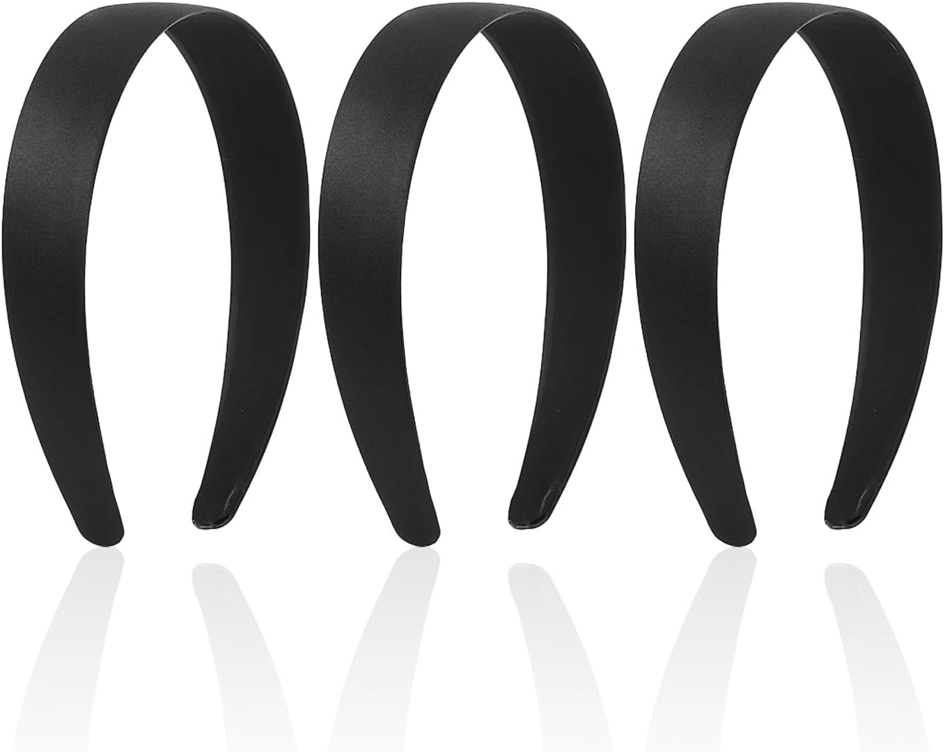 3 Pieces Black Headband, Classic Fashionable Headband, Retro Headband for Women, Simple Hair Accessories, Accessories with Fixed Hairstyle, Non Non-Slip Hairstyle