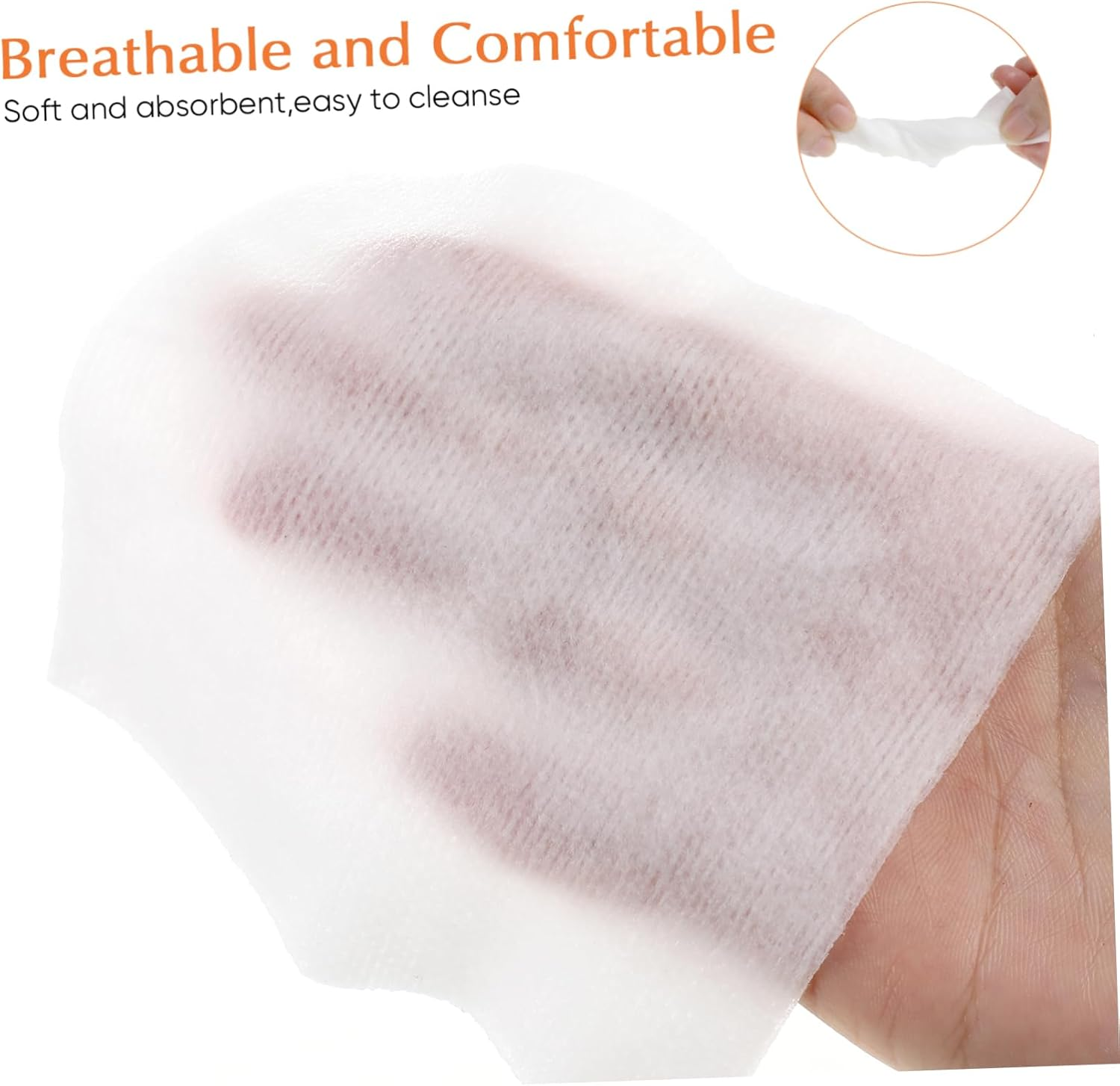 PACKOVE 200Pcs Non Woven Gauze Sponge for Care Soft Highly Absorbent Breathable Supplies for First Aid for All Types of Injuries