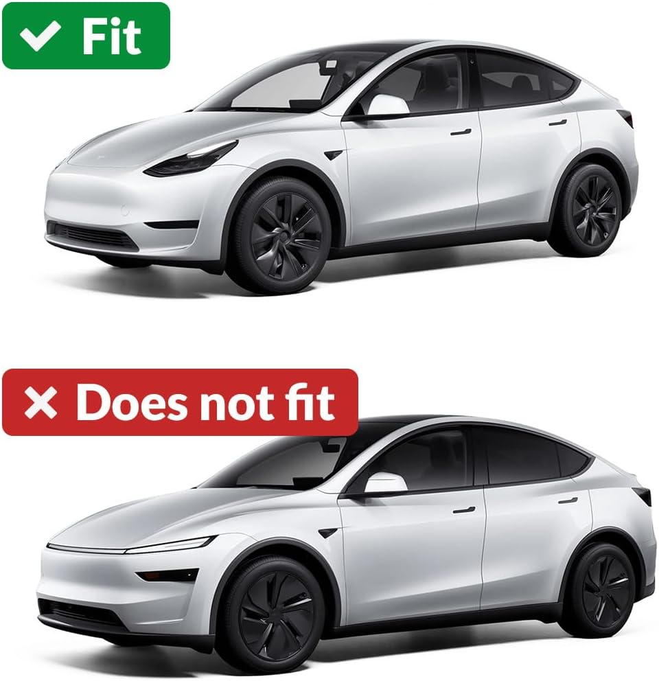 VION Tesla 2024-2020 Model Y Wheel Covers for the Original Tesla Wheels - 4 Covers per Package (20 Inches Wheels) image number 4