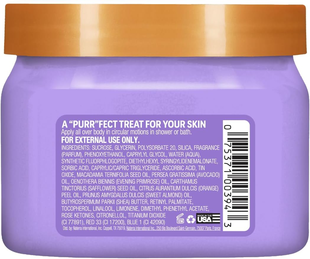 Tree Hut Shea Sugar Scrub Meyow | Exfoliating Body Scrub Removes Dead, Dry Skin for a Soft & Hydrated Feel | Nourishing Essential Body Care | 18 Fl Oz. image number 6