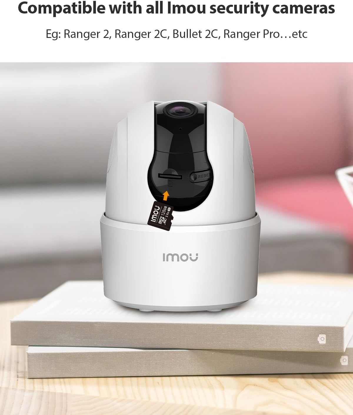 Imou 128GB Micro SD Card-Class 10 High Speed TF Flash Memory Card, Micro SD SDXC Card, up to 100Mb/S, UHS-I U1 image number 3