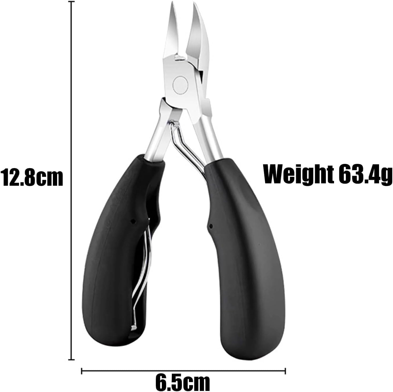 Yxvyxymyxxg​ Premium Toenail Clippers for Thick & Ingrown Nails - Heavy Duty Surgical Stainless Steel with Non-Slip Grip, Pedicure Tool for Seniors & Adults image number 1