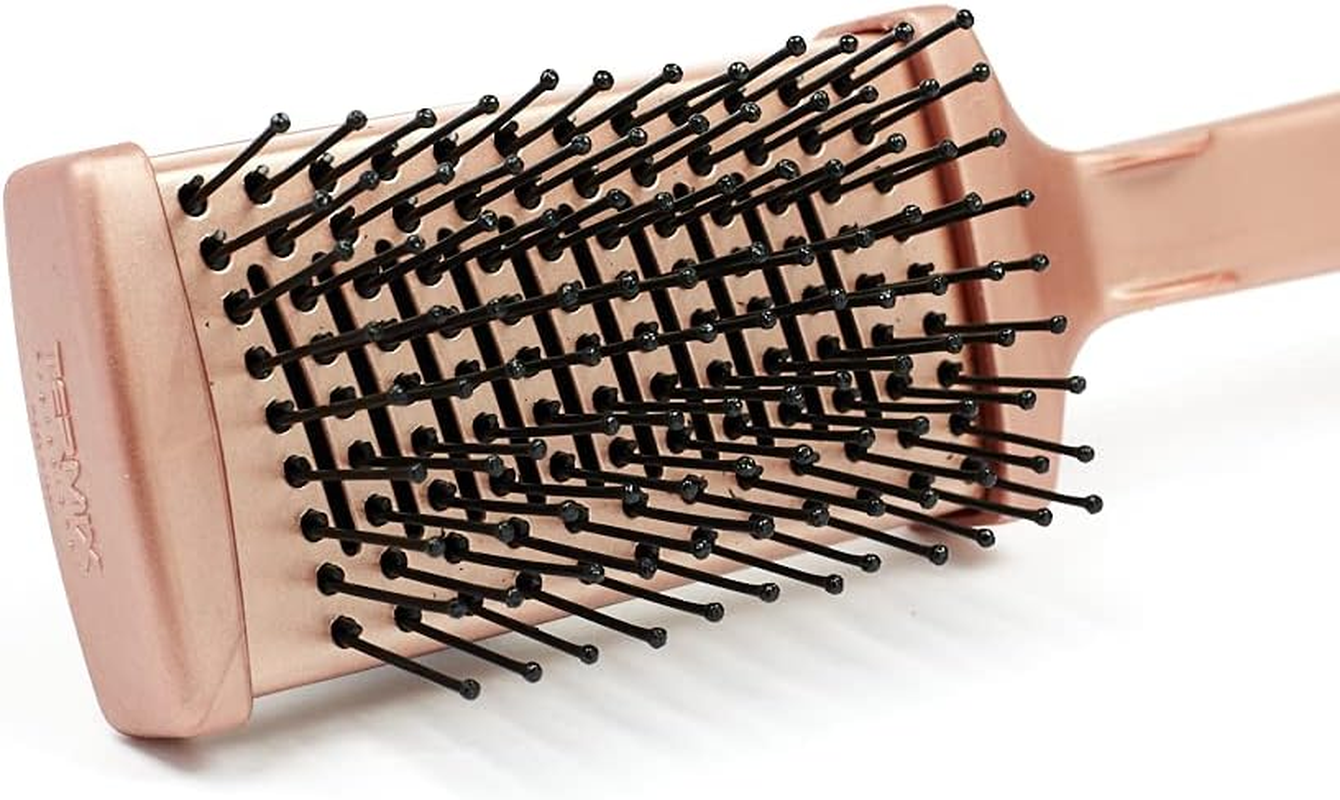 Termix Professional Gold Rose Large Thermal Flat Brush for Detangling and Smoothing, Ceramic Technology for Quick Drying, Intense Shine and Ergonomic Design, Limited Edition image number 5