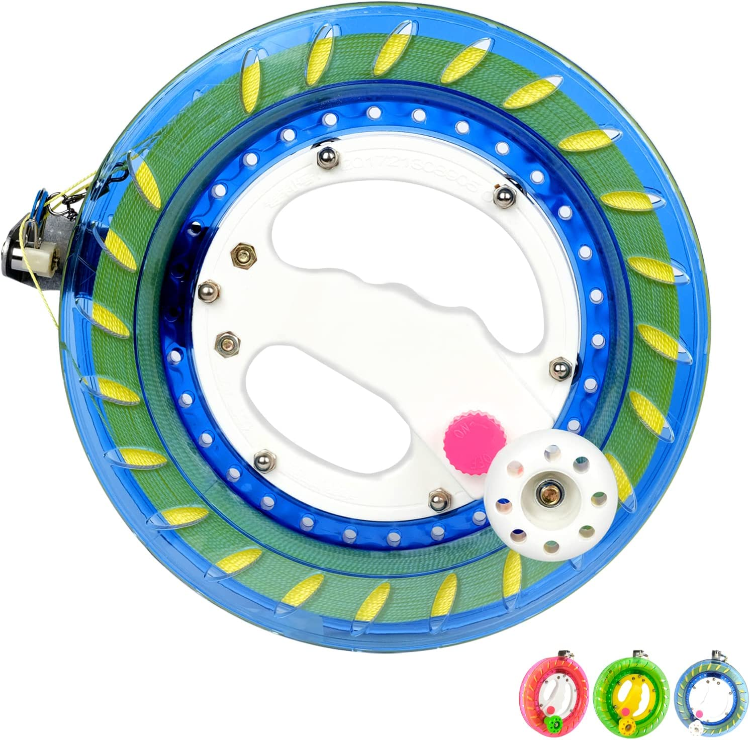 Simxkai Kite String Reel, Kite String Spool,Kite Line Winder 8Inches Dia, Come with Lock & 1000 Feet Line image number 2