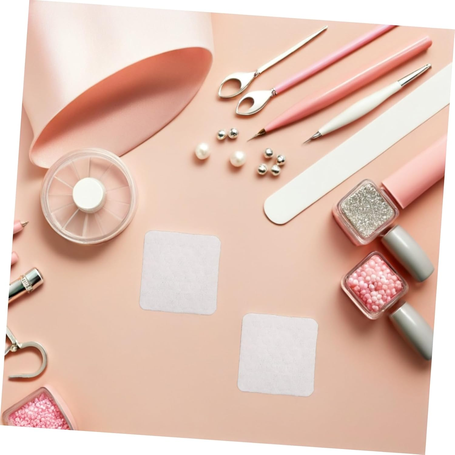 Nail Polish Remover Pads Lint Cotton Wipes for Gel Polish Removal for Nail Care Cleaning at Home Salon