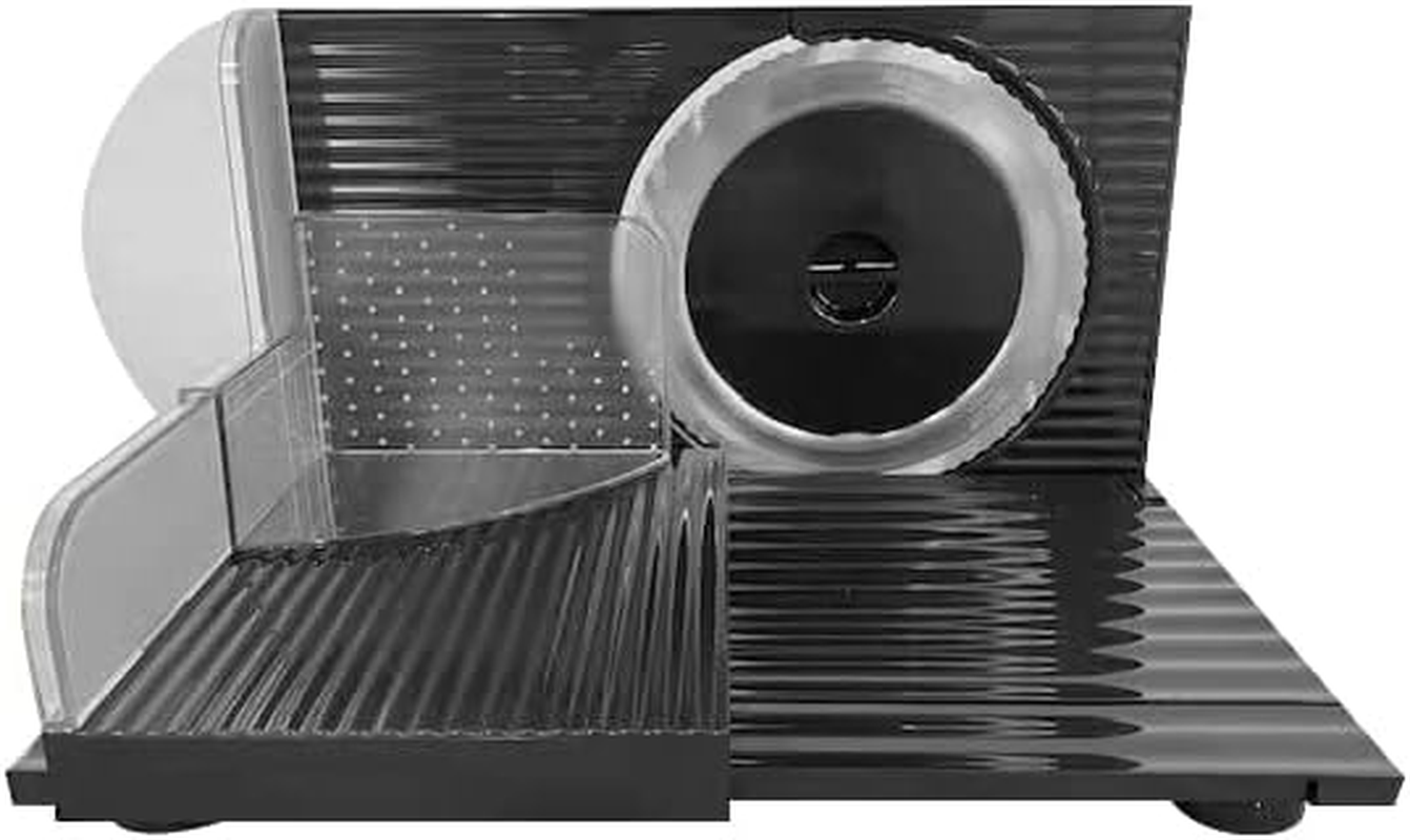 Emerio MS-125000.1 All-Purpose Slicer, Made in the EU, Stainless Steel Knife Unit Produced in Germany, Adjustable 0-17 Mm, Bpa-Free, Space-Saving, Foldable, with Safety Switch, Eco 100 Watt, Black