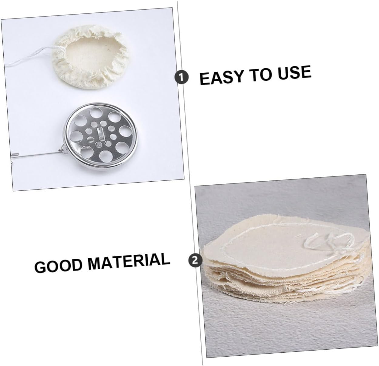 OFFSCH 20Pcs Coffee Filter Cloth for Syphon Coffee Maker Pure Cotton Material High Temperature Resistant and Replacement Filters for Espresso and Drip Brewing image number 3