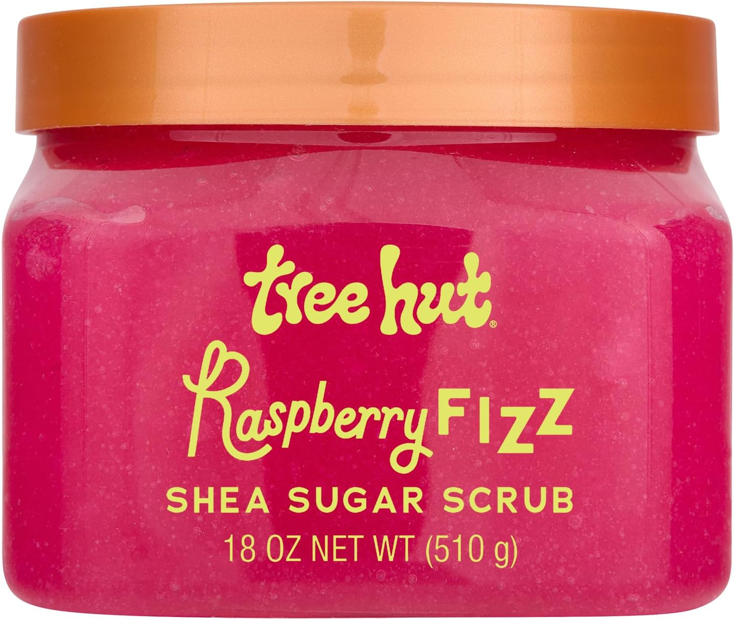 Tree Hut Raspberry Fizz Shea Sugar Scrub, Exfoliating, Hydrating & Moisturizing Body Scrub with Shea Butter & Nourishing Essential Oils, Smooth & Soften Skin, 18 Oz image number 3