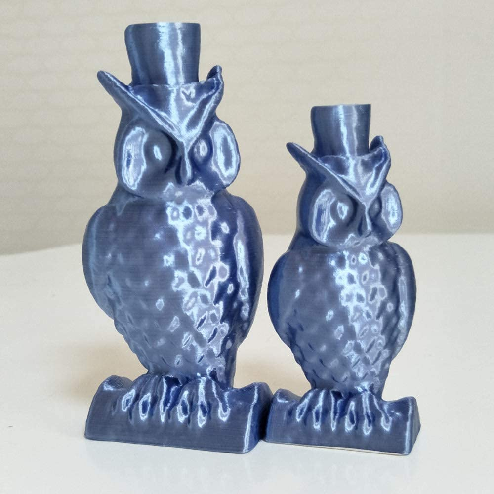 CC3D Silk Silver Blue 1.75Mm PLA Filament 1KG 3D Printer Filament Metal Metallic Color Gradient 3D Printing Material Silky Shiny Blue Gold PLA image number 2