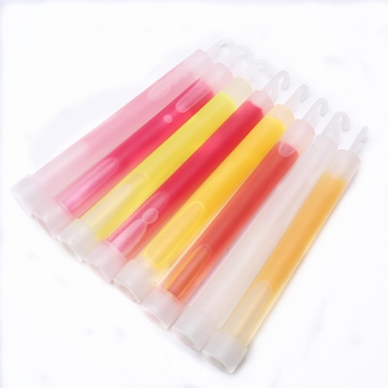 Ultra Bright Glow Sticks Industrial Grade Bulk Pack Glow Sticks Shake to 12 Hour Duration Waterproof Multi-Use Colored Glowsticks for Halloween Camping Hiking Emergency Survival & More