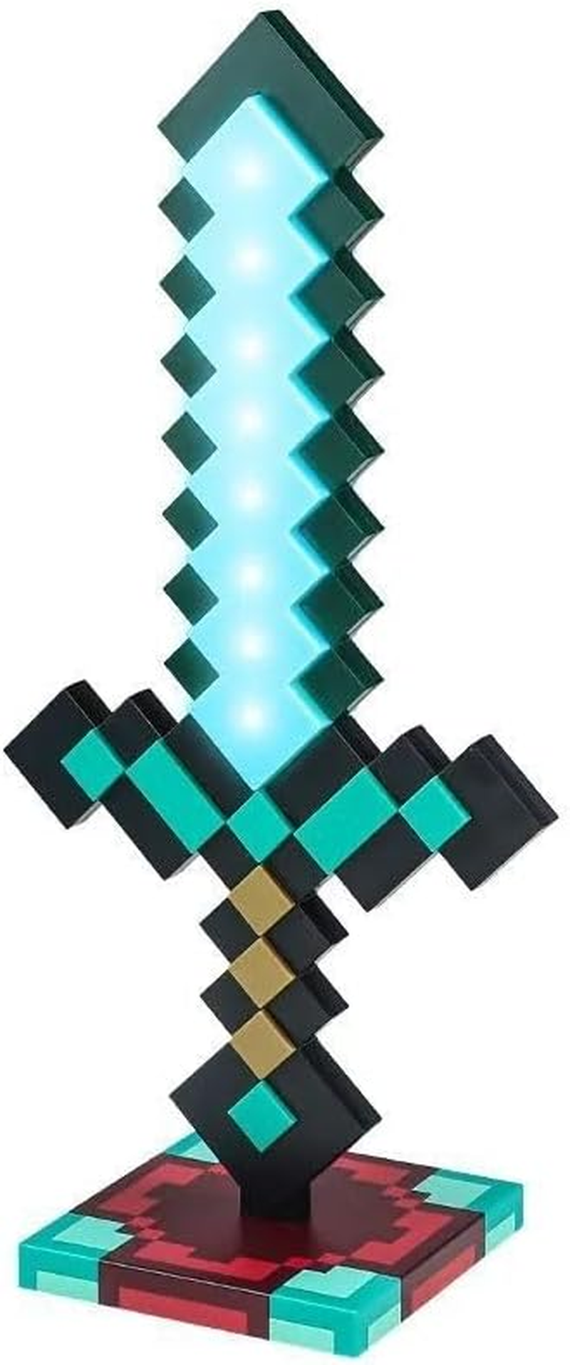 Zeilabang Kakadi Diamond Sword, Night Light Lamp for Gaming, Craft Torch Lamp, Night Lamp, USB Rechargeable, Lighting 3D Bedside Lamp for Gifts, Room and Party Decoration image number 1