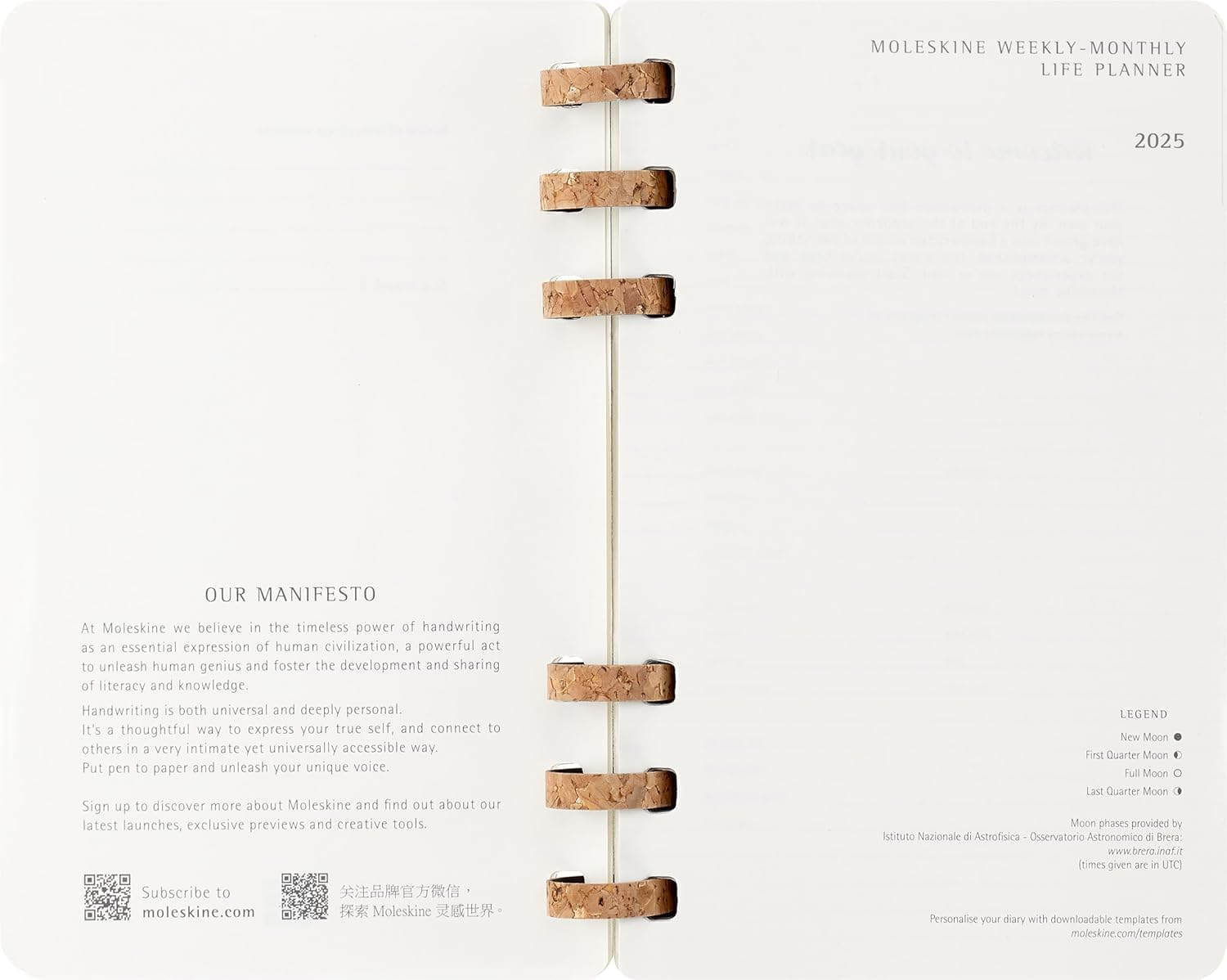 MOLESKINE - 2025-12 Month Spiral Planner - Soft Cover Diary - Large - Black