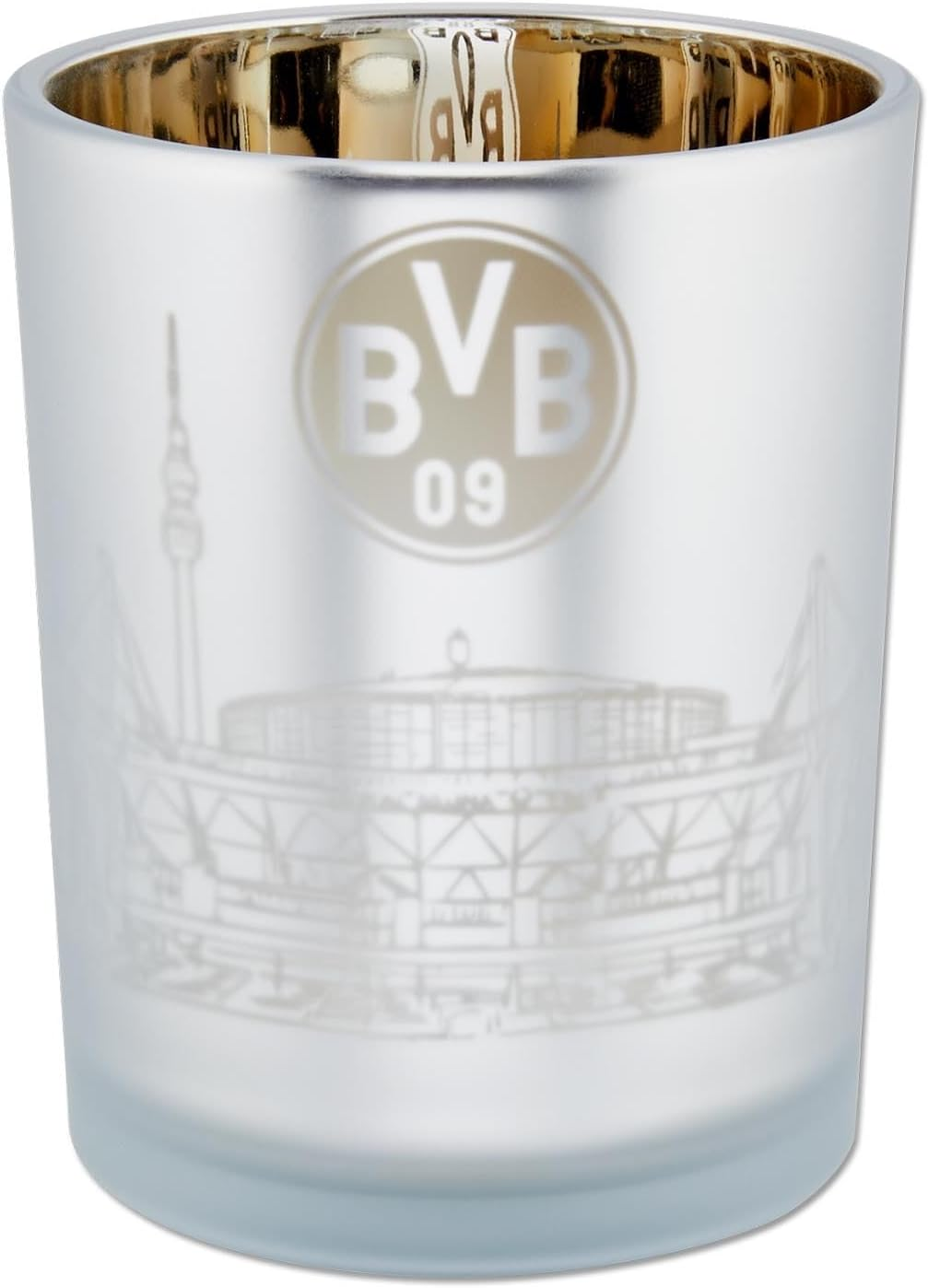 BVB Borussia Dortmund Dortmund Skyline Lantern, Grey, Large Tea Light image number 2