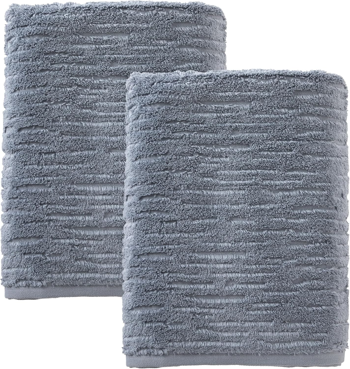 SKL Home Cloudsoft Cotton Luxury 6-Piece Towel Set, Smoke Blue image number 6