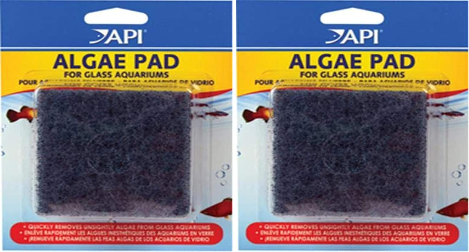 API Algae Pad for Glass Aquariums, Blacks & Grays, 1 Count (Pack of 1) image number 1