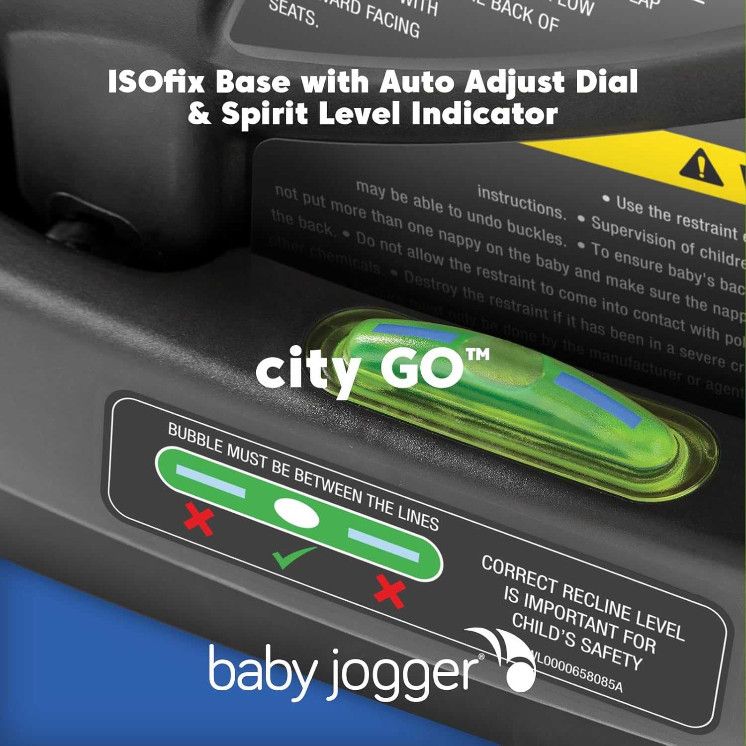 Baby Jogger City Go Infant Car Seat, Lunar Black image number 6