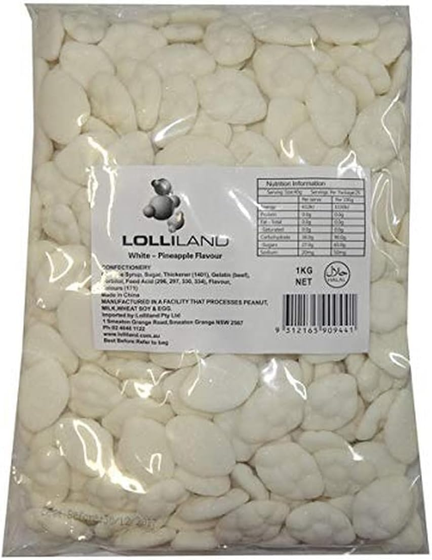 Blue Clouds - Blueberry 1Kg Bulk Lollies Bag - Lolliland - Pink image number 2