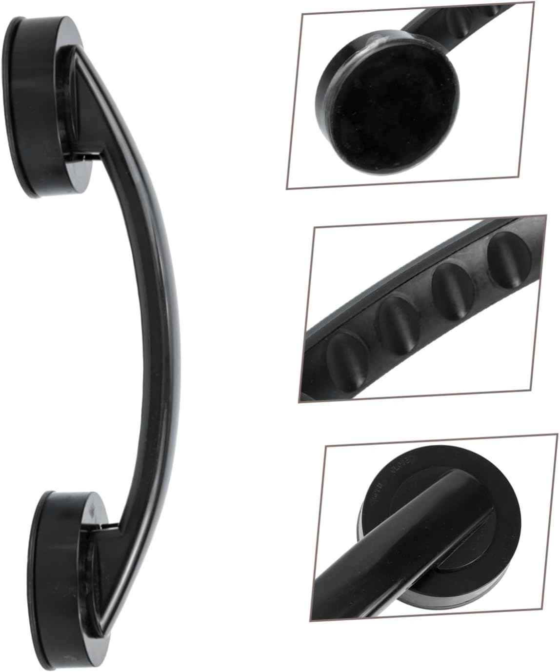 Punch-Free Grab Bar for Bathroom Adhesive Handle for Seniors and Disabled Easy Install Glass Door Knob Suitable for Showers and Cabinets image number 4