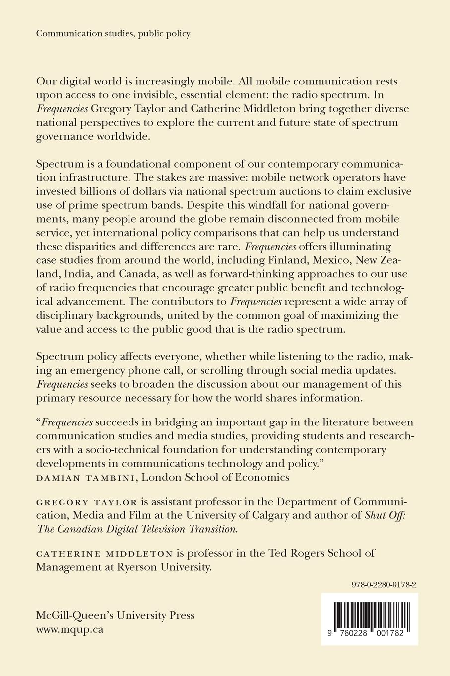 Frequencies: International Spectrum Policy