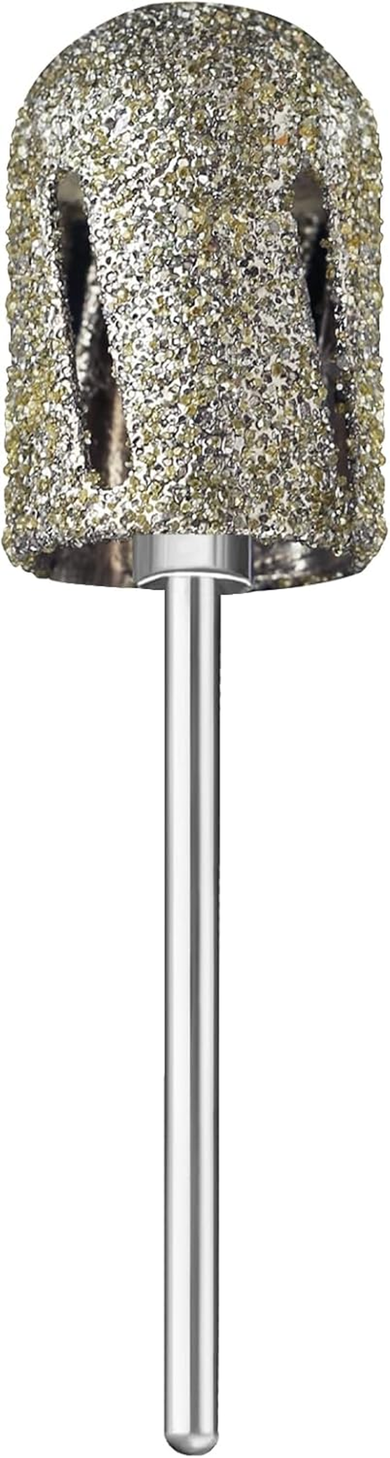 C12Rtive Pedicure Drill Bit,16Mm Diameter 180Grit Diamond Carbide Foot Nail Drill Bit Pedicure Foot Calluses Sanding Polishing Head for Cracked Skin Corns Callus Removal for Home Salon & DIY