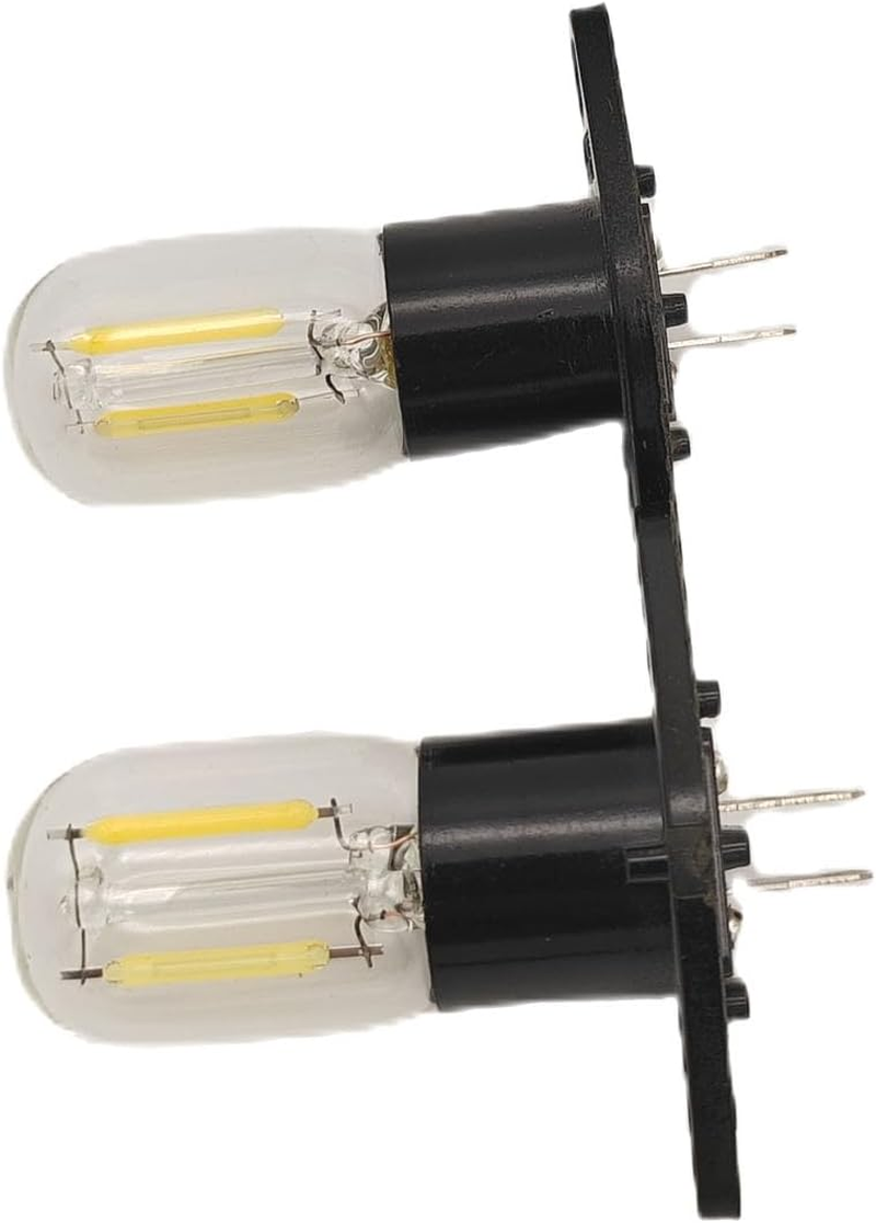 LED Z187 Microwave Oven Bulb Straight T170 Light Bulb 240 V 1.5 W Equivalent 20 W Lamp for Lg Sharp Midea Fridge Electric Cooker Hood Light, 2 Pack T170 Straight