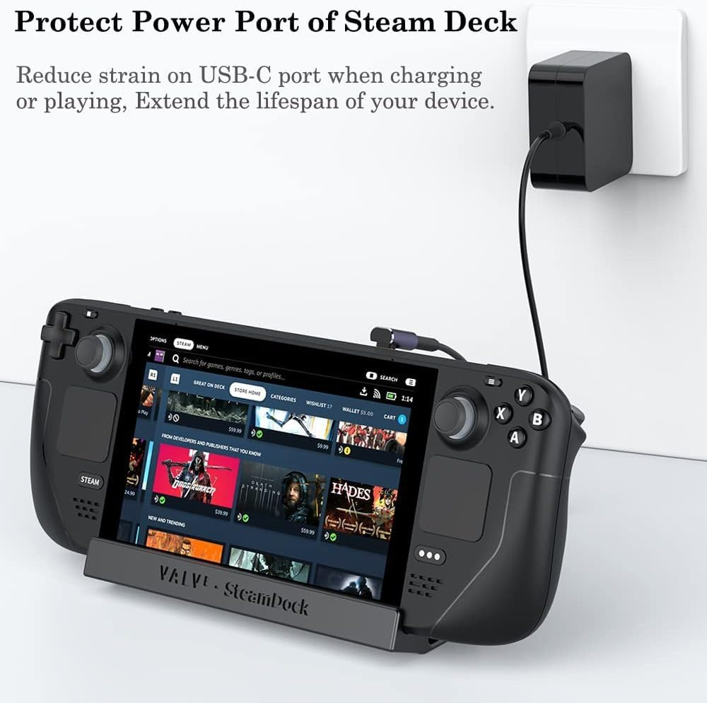 USB C Adapter (4 Pack), USB C to USB C Right Angle Adapter Support up to 40 Gbps Data, 100W PD, 8K 60Hz Video Compatible for Thunderbolt 4 Macbook Pro/Air, Steam Deck, Switch, VR & More USB C Devices image number 1